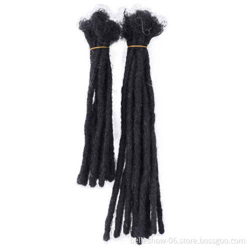 Hot sell 20 Inch  Crochet afro kinky hair extensions Afro Kinky Dreadlocks Human Hair dreadlock